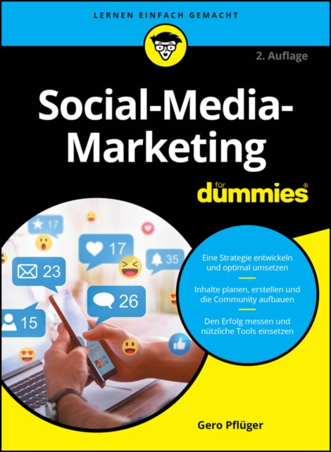 Book cover of: Social-Media-Marketing fur Dummies. By: Gero Pflüger