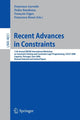 Book cover of: Recent Advances in Constraints. By: ERCIM International Workshop on Constraint Solving and Constraint Logic Programming (11th 2006 Caparica, Portugal)