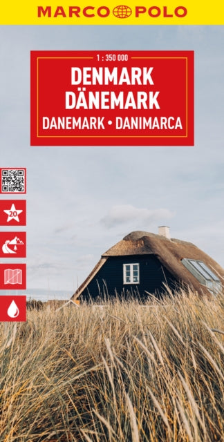 Book cover of: Denmark Marco Polo Map