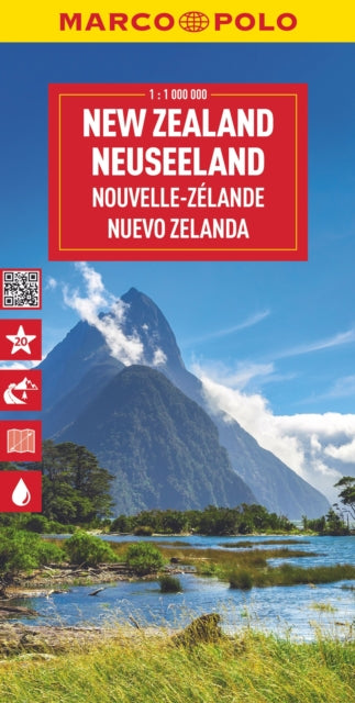 Book cover of: New Zealand Marco Polo Map. By: Marco Polo