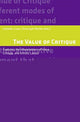 Book cover of: Value of Critique. By: Isabelle Graw
