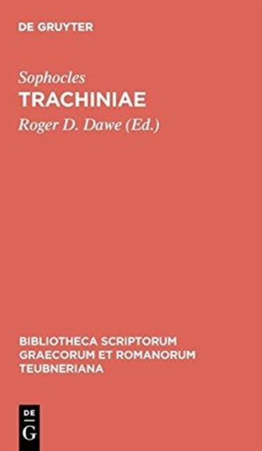 Book cover of: Trachiniae Pb. By: Sophocles