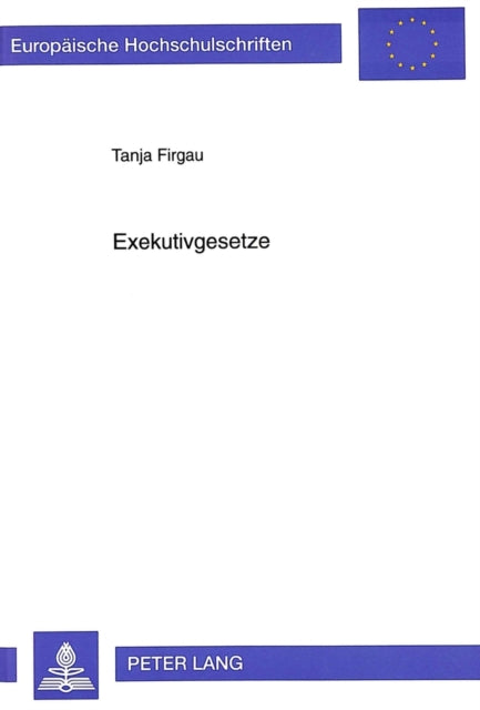 Book cover of: Exekutivgesetze