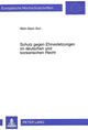 Book cover of: Schutz gegen Ehrverletzungen im deutschen und koreanischen Recht