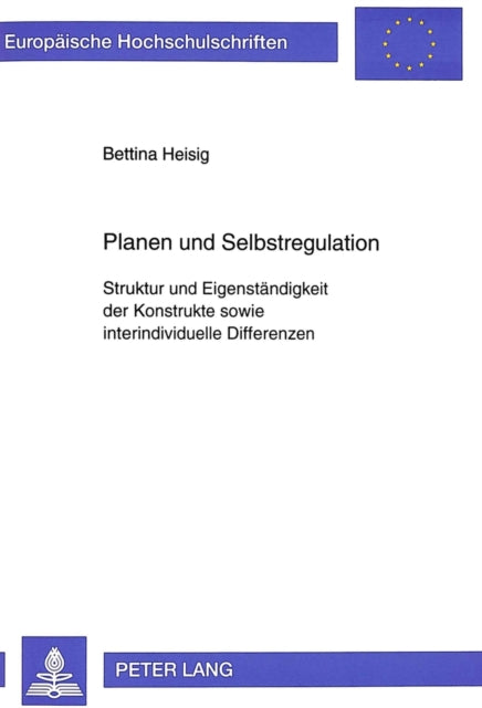Book cover of: Planen und Selbstregulation