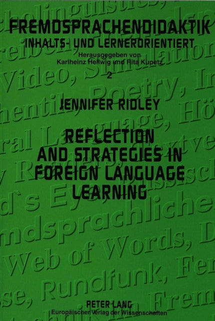 Book cover of: Reflection and strategies in foreign language learning