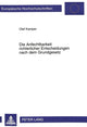 Book cover of: Die Anfechtbarkeit richterlicher Entscheidungen nach dem Grundgesetz