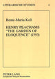 Book cover of: Henry Peachams «The Garden of Eloquence» (1593)
