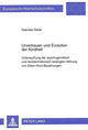 Book cover of: Urvertrauen und Evolution der Kindheit