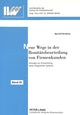 Book cover of: Neue Wege in der Bonitaetsbeurteilung von Firmenkunden