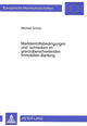 Book cover of: Markteintrittsbedingungen und -schranken im grenzueberschreitenden Immobilien-Banking