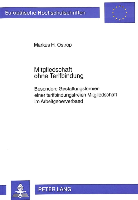 Book cover of: Mitgliedschaft ohne Tarifbindung