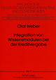 Book cover of: Integration von Wissensmodulen bei der Kreditvergabe. By: Olaf Weber