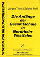 Book cover of: Die Anfaenge der Gesamtschule in Nordrhein-Westfalen. By: Jurgen Theis