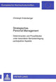 Book cover of: Strategisches Personal-Management