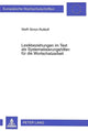Book cover of: Lexikbeziehungen im Text als Systematisierungshilfen fuer die Wortschatzarbeit