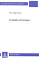 Book cover of: Ambiguitaet und Kompetenz. By: Hans-Jurgen Keppe