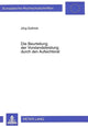 Book cover of: Die Beurteilung der Vorstandsleistung durch den Aufsichtsrat