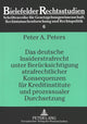 Book cover of: Das deutsche Insiderstrafrecht unter Beruecksichtigung strafrechtlicher Konsequenzen fuer Kreditinstitute und prozessualer Durchsetzung