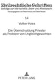 Book cover of: Die Ueberschuldung Privater als Problem von Ungleichgewichten