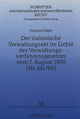 Book cover of: Der italienische Verwaltungsakt im Lichte des Verwaltungsverfahrensgesetzes vom 7. August 1990 (Nr. 241/90)