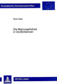 Book cover of: Die Meinungsfreiheit in Großbritannien
