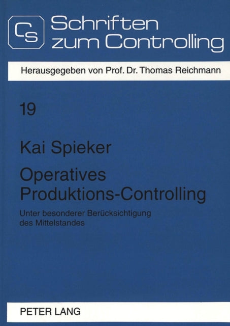 Book cover of: Operatives Produktions-Controlling