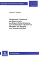 Book cover of: Quantitative Standards Zur Berechnung Der Eigenmittelunterlegung Von Marktrisiken Mit Internen Modellen Am Beispiel Von Aktienkursrisiken. By: Ulrich von Zanthier