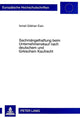 Book cover of: Sachmaengelhaftung beim Unternehmenskauf nach deutschem und tuerkischem Kaufrecht