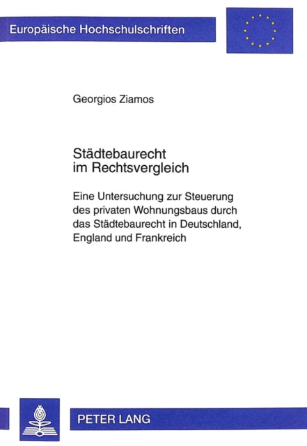Book cover of: Staedtebaurecht im Rechtsvergleich