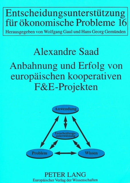 Book cover of: Anbahnung und Erfolg von europaeischen kooperativen F&E-Projekten. By: Alexandre Saad