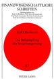 Book cover of: Die Bekaempfung der Steuerumgehung. By: Ralf Oberheide