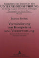 Book cover of: Verminderung von Kompetenz und Verantwortung
