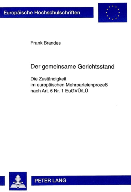 Book cover of: Der Gemeinsame Gerichtsstand