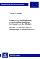 Book cover of: Entwicklung und Evaluation eines computergestuetzten Lernsystems in der Medizin