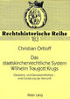Book cover of: Das staatskirchenrechtliche System Wilhelm Traugott Krugs