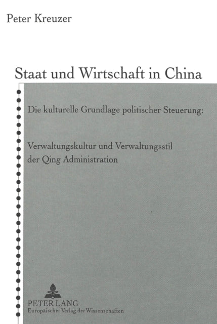 Book cover of: Staat und Wirtschaft in China