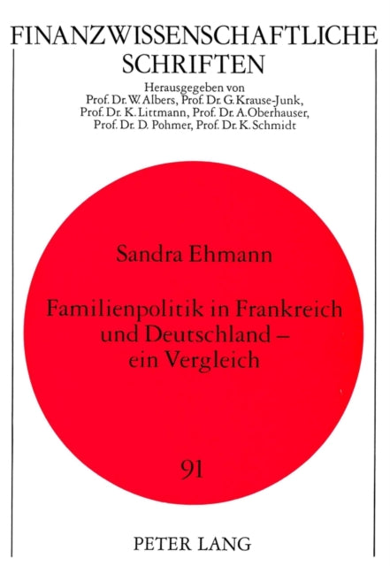 Book cover of: Familienpolitik in Frankreich und Deutschland - ein Vergleich