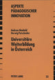 Book cover of: Universitaere Weiterbildung in Oesterreich. By: Andreas Neuhold
