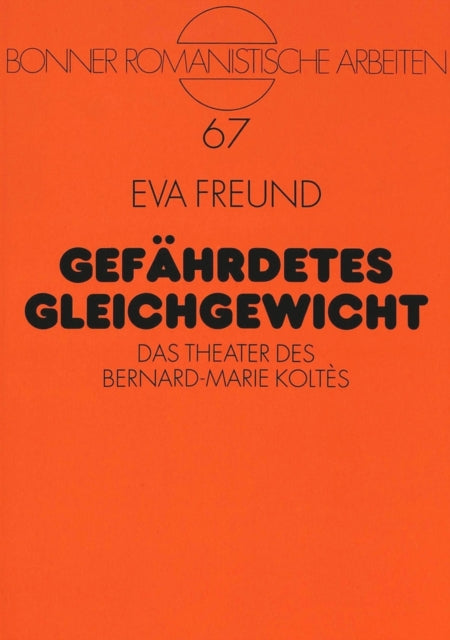 Book cover of: Gefaehrdetes Gleichgewicht