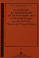 Book cover of: Auswirkungen der Rechtsformwahl auf die Wirtschaftlichkeit von Krankenhaeusern aus der Sicht der Theorie der Property Rights