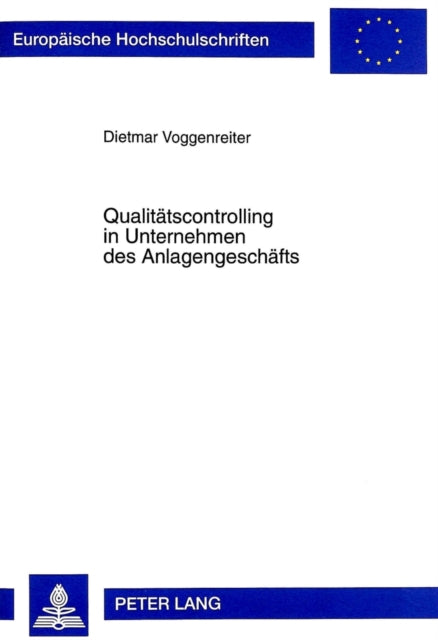 Book cover of: Qualitaetscontrolling in Unternehmen des Anlagengeschaefts