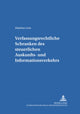 Book cover of: Verfassungsrechtliche Schranken des steuerlichen Auskunfts- und Informationsverkehrs. By: Matthias Leist