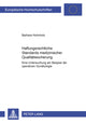 Book cover of: Haftungsrechtliche Standards Medizinischer Qualitaetssicherung. By: Barbara Hohnholz