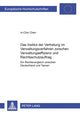 Book cover of: Institut Der Vertretung Im Verwaltungsverfahren Zwischen Verwaltungseffizienz Und Rechtsschutzauftrag