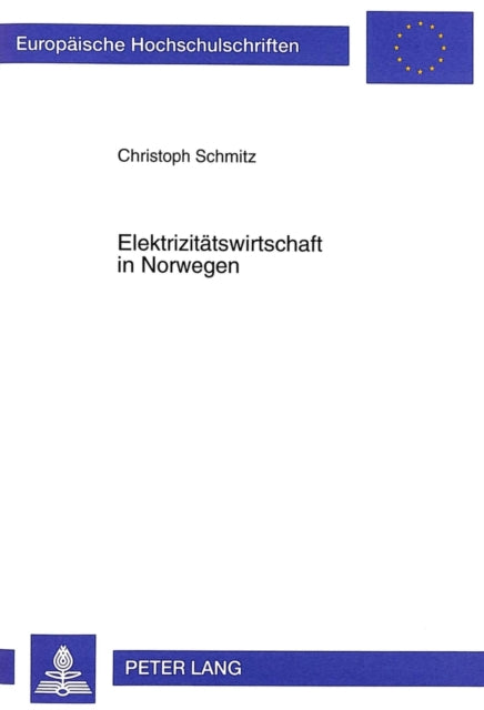 Book cover of: Elektrizitaetswirtschaft in Norwegen