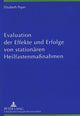 Book cover of: Evaluation der Effekte und Erfolge von stationaeren Heilfastenmanahmen