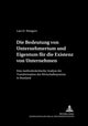 Book cover of: Die Bedeutung von Unternehmertum und Eigentum fuer die Existenz von Unternehmen. By: Lars Henryk Wengorz