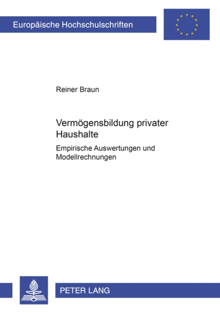 Book cover of: Vermoegensbildung privater Haushalte