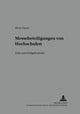 Book cover of: Messebeteiligungen von Hochschulen